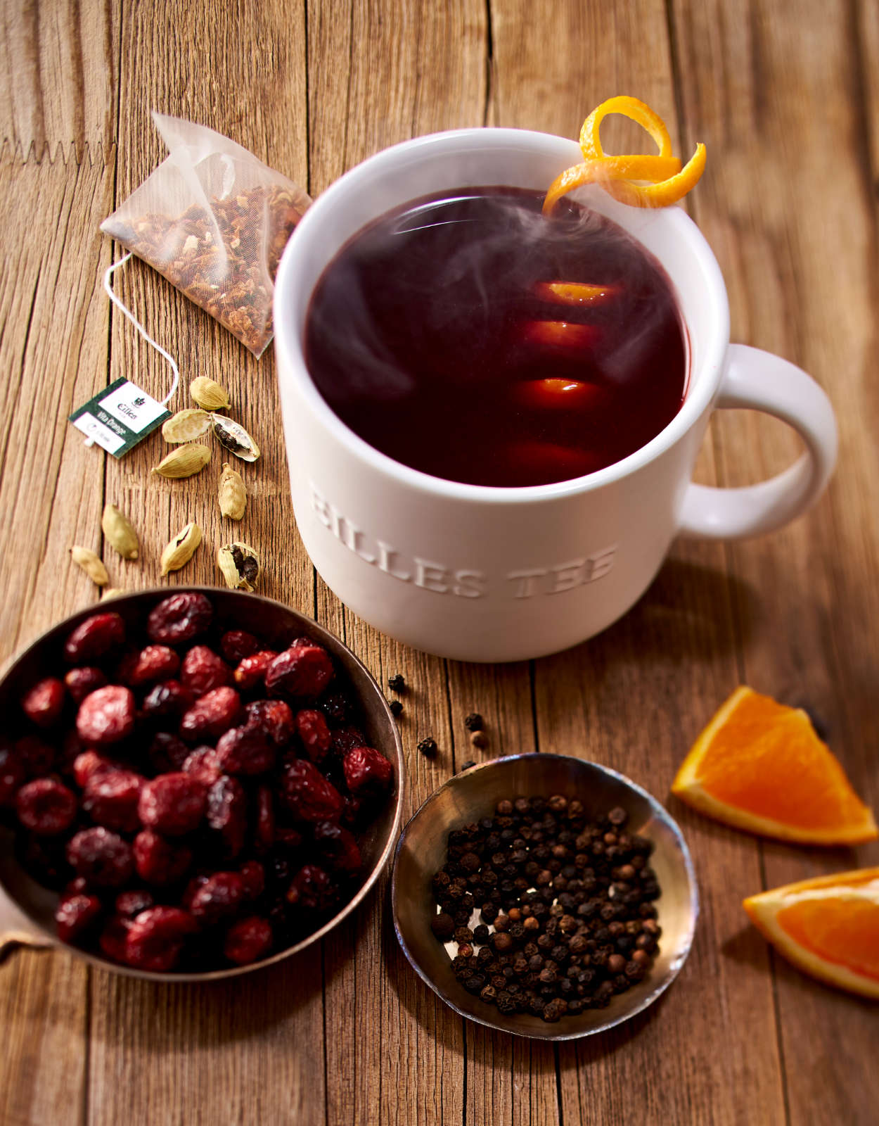 Cranberry Orangen Punsch Winter Tee 
